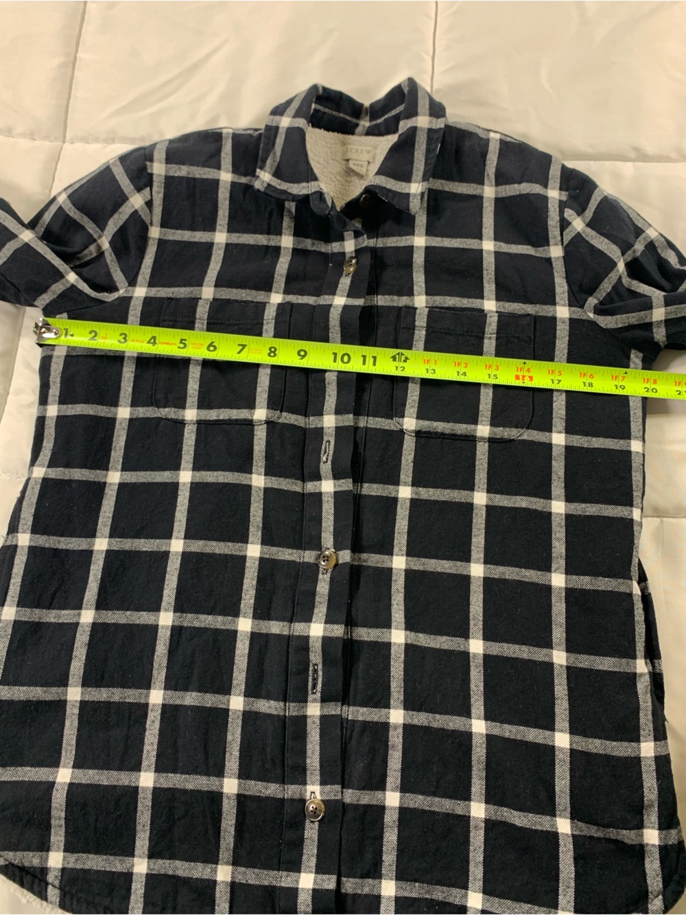 Pre loved J.CREW coat unisex size XXS - Picture 3 of 6